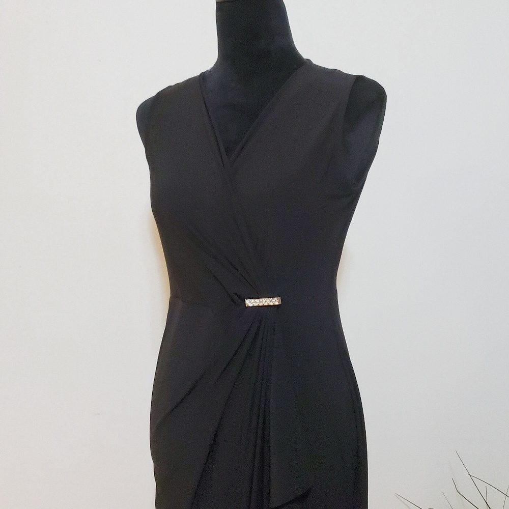 Emma & Michele long black dress
